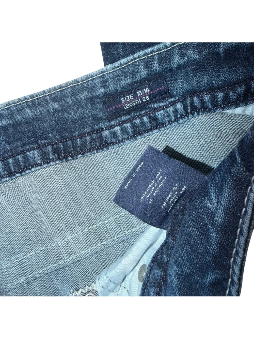Vigoss Women's Medium Blue Boot Cut Jeans with Faded Wash